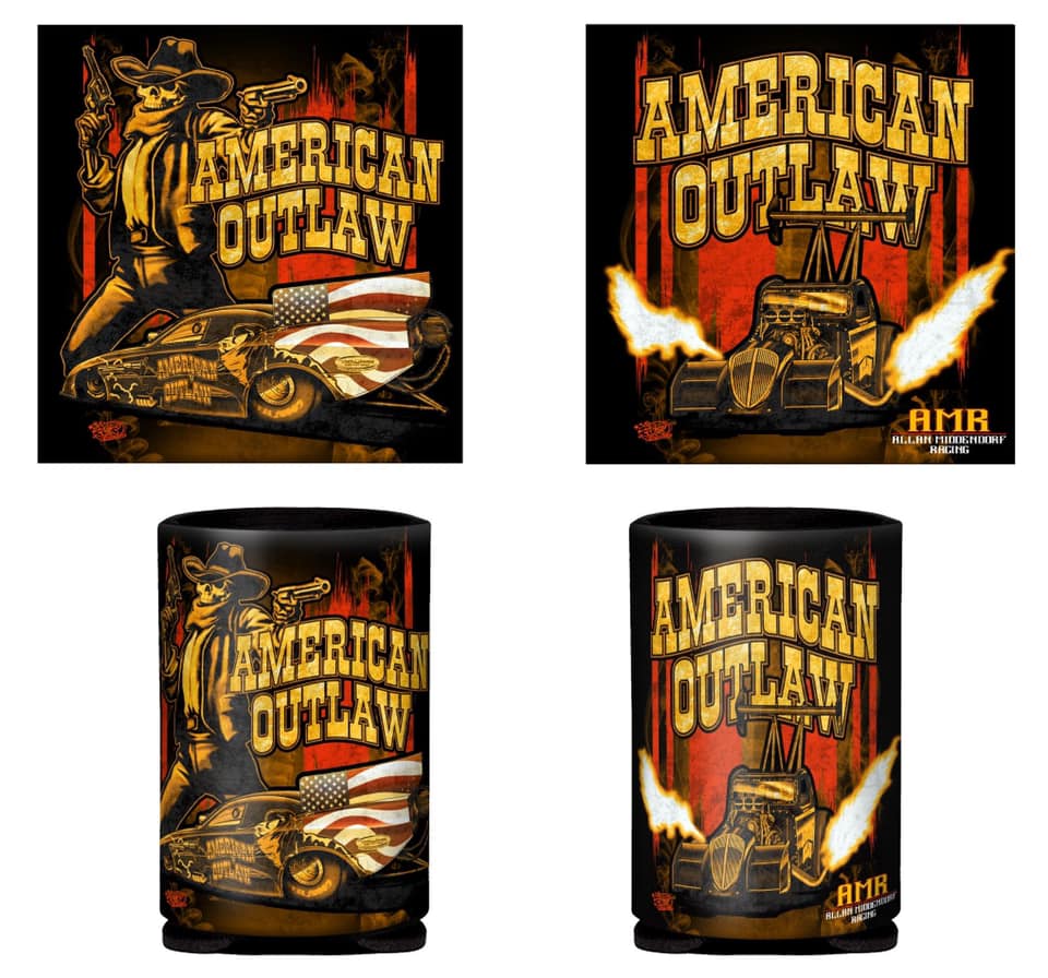 American Outlaw Regular Can Koozie