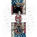 American Outlaw Flag Can Coozie