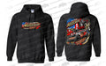 Black Late Model Adult Hooded Sweatshirt