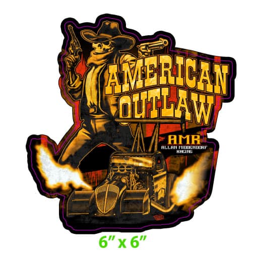 American Outlaw Fuel Altered Decal