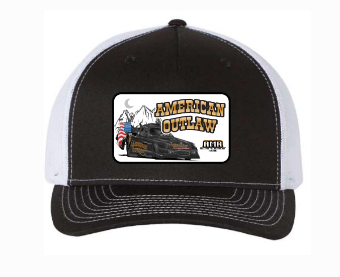 American Outlaw Patch Trucker Hat - Adult