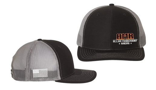 Black / Gray Mesh Allan Middendorf Racing (AMR) Trucker Hat