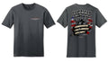 Gray Hell's Coming With Me Adult Short Sleeve Tee